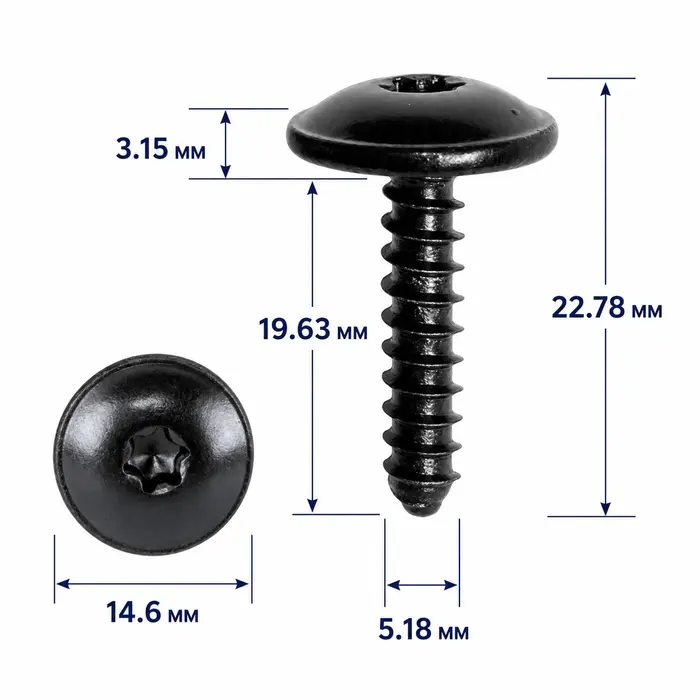 Саморезы VAG (ВАГ) Torx T25 5мм 20мм, Volkswagen (Фольксваген), Audi (Ауди), Skoda (Шкода), Seat (Сеат) Саморезы VAG (ВАГ) Torx T25 5мм 20мм, Volkswagen (Фольксваген), Audi (Ауди), Skoda (Шкода), Seat (Сеат)